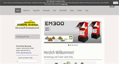 Desktop Screenshot of einblasmaschinen.com